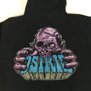 Osiris Hoodie Full Zip Vintage Jacket Sweatshirt Mens M 45" Skateboarding Logo